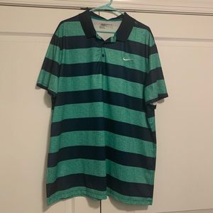 EUC XXL Nike Men’s striped golf polo